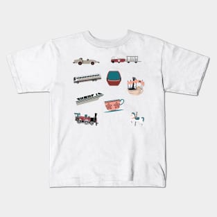 The Happiest Transportation on earth Kids T-Shirt